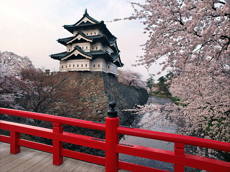 弘前公園の別アングルを確認できる実写写真 1