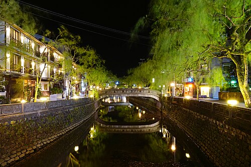 城崎温泉の別アングルを確認できる実写写真 1