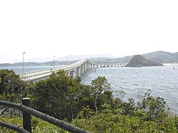 角島大橋の別アングルを確認できる実写写真 2