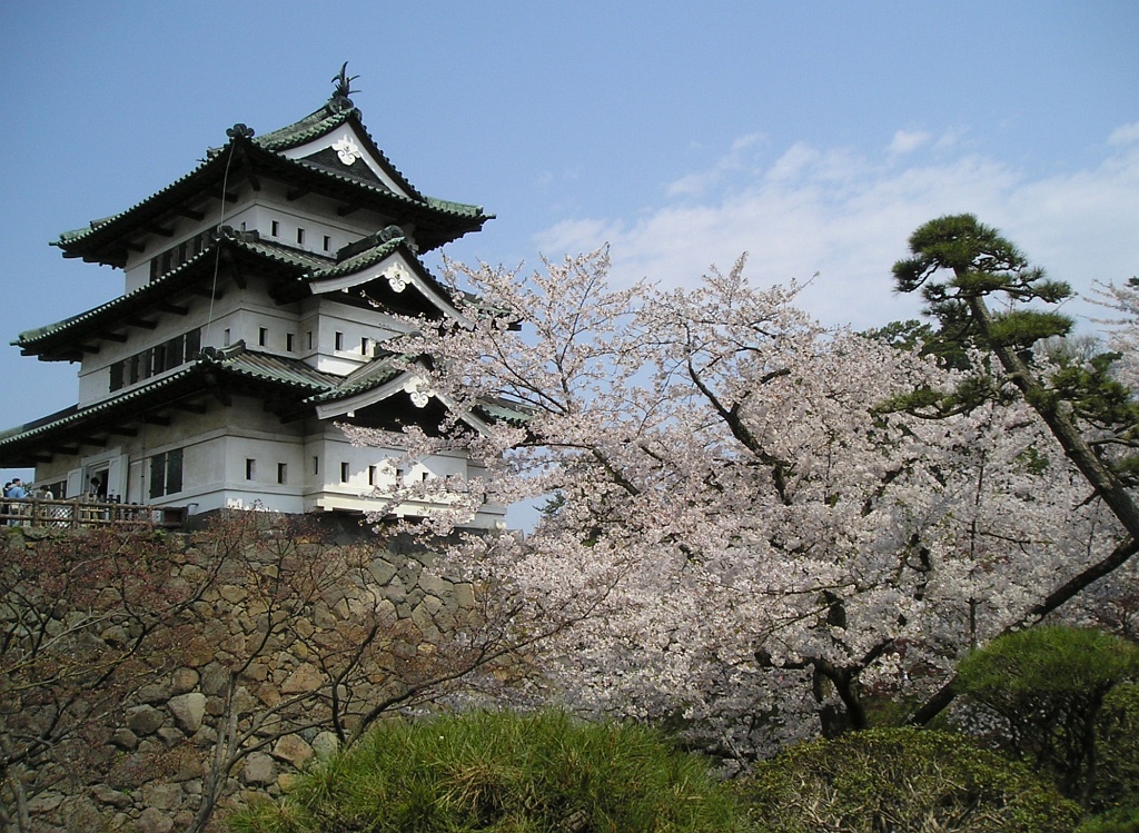 弘前公園の実写写真。訪問前のイメージ確認用。