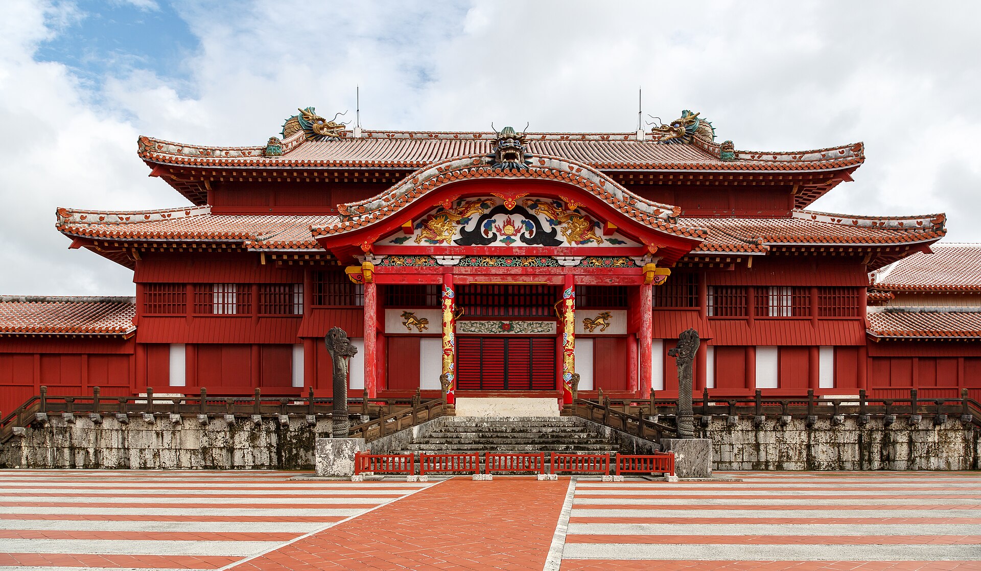 首里城公園の実写写真。訪問前のイメージ確認用。